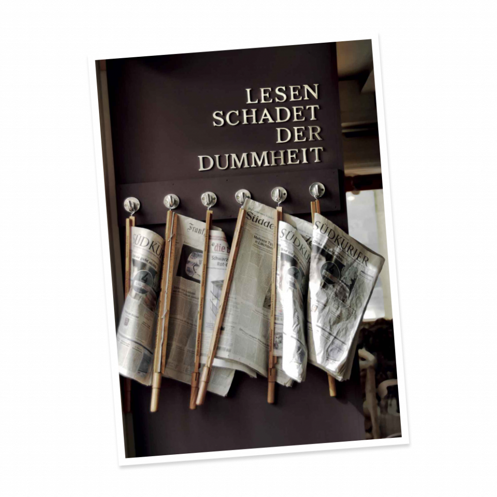 Lesen schadet der Dummheit